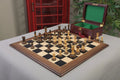 The Burnt Dubrovnik Series Chess Set, Box, & Board Combination