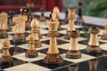 The Burnt Golden Rosewood Club Series Chess Pieces - 3.75