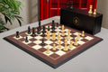 The Library Club Series Chess Set, Box, & Board Combination