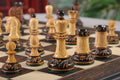 The Burnt Golden Rosewood Dubrovnik Series Chess Pieces - 3.75