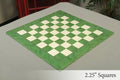 Greenwood and Bird's Eye Maple Standard Traditional Chess Board - Gloss Finish