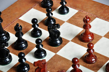 The Reykjavik II Series Prestige Chess Set, Box, & Board Combination