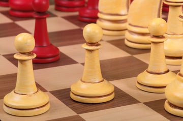 The Large Classical Staunton Series Chess Set, Box, & Board Combination