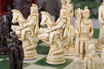 Roman Themed Chess Pieces - 4.25