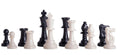 Single Weighted Regulation Plastic Chess Pieces - 3.75