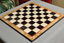 Maple Burl & Ebony Superior Traditional Chess Board - 2.5" - GLOSS