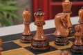 The Burnt Golden Rosewood Zagreb Series Chess Set, Box, & Satin Board Combination