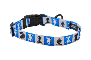 Deluxe Chess Themed Dog Collar