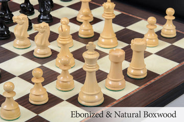 The Windsor Series Wood Chess Set, Box, & Board Combination