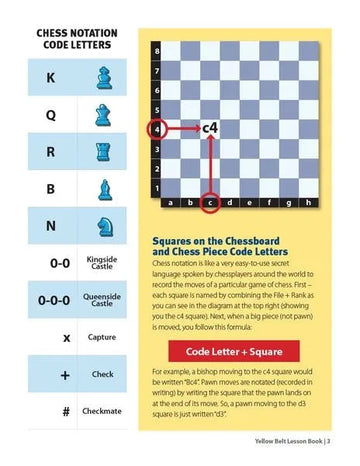 Coach Jay's Chess Academy - #2 Yellow Belt Lessons