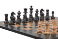 Rechapados Ferrer Chess Set and Black Olive Chess Board Combination