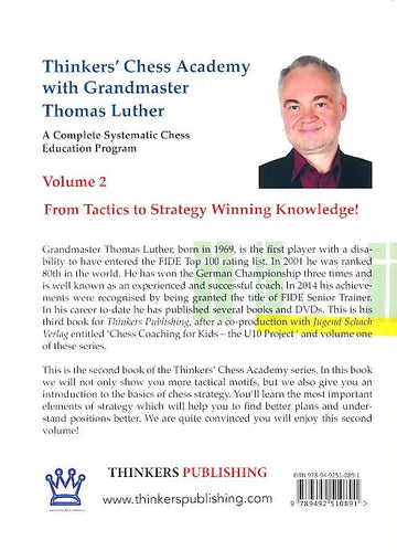 CLEARANCE - Thinkers' Chess Academy with Grandmaster Thomas Luther - Volume 2