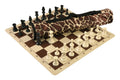 Quiver Chess Set Combination and Single Weighted Regulation Pieces | Silicone Chess Board | Quiver Bag