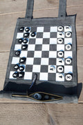 Sondergut Chess/Checkers Roll-Up Travel Set
