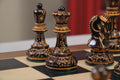 The Burnt Dubrovnik Series Chess Set, Box, & Board Combination