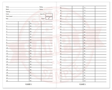 US Chess Federation Luxury Paperback Scorebook