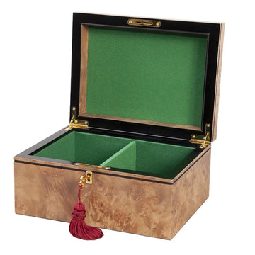 Luxe Premium Chess Box - Maple Burl