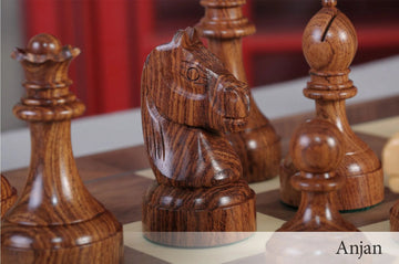 The Mechanics Institute Commemorative Series Chess Pieces - 4.25