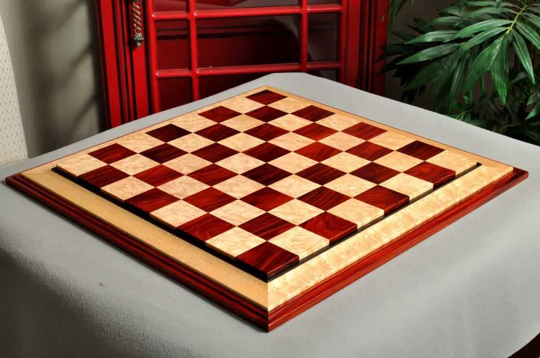 Signature Contemporary III Luxury Chess board - COCOBOLO / BIRD'S EYE ...