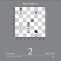 Chess 2026 Day-to-Day Calendar:  A Year of Chess Puzzles