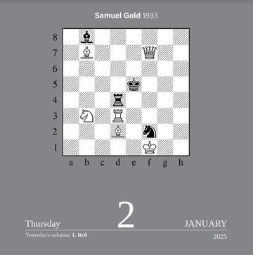 Chess 2026 Day-to-Day Calendar:  A Year of Chess Puzzles