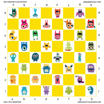 Little Monsters - Full Color Vinyl Chess Board