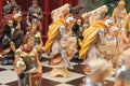 The Pyrenees Series Hand Painted Chess Pieces - From The Val Gardena Collection - 6.3