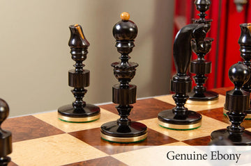The Camaratta Collection - The Biedermeier Series Luxury Chess Pieces - 4.4