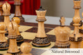 The Burnt Golden Rosewood Leningrad Series Chess Pieces - 4.0
