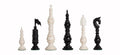 The Vizagapatam Luxury Bone Chess Pieces - 6.1