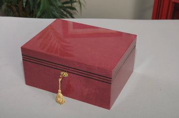 Signature Premium Chess Box - Redwood Burl