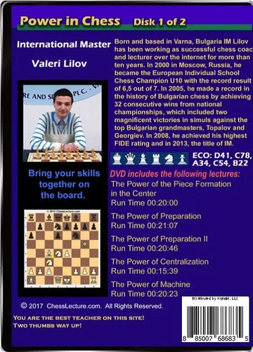 E-DVD Power in Chess - Chess Lecture - Volume 172 - 2 DVDs