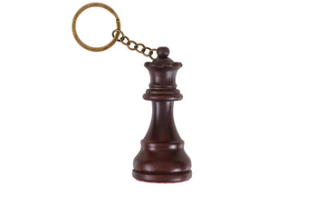 Wooden Chess Pieces Keychain