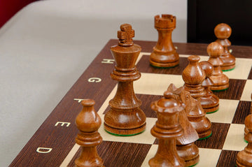 The Library Championship Series Chess Set, Box, & Board Combination