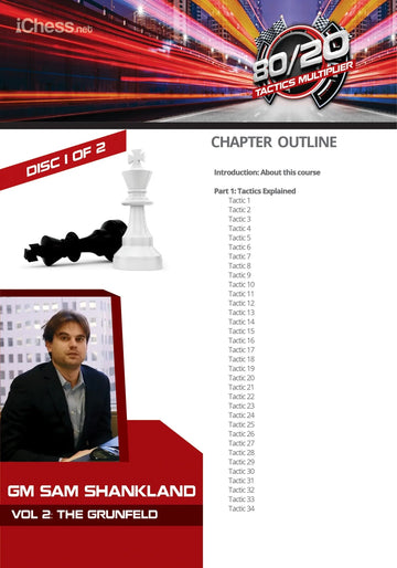 CLEARANCE - The Grunfeld - GM Sam Shankland - 80/20 Tactics Multiplier