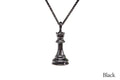 Caissa Collection Chess Pendant Necklace – QUEEN
