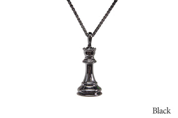 Caissa Collection Chess Pendant Necklace – QUEEN
