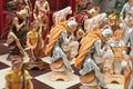 The Pyrenees Series Hand Painted Chess Pieces - From The Val Gardena Collection - 6.3