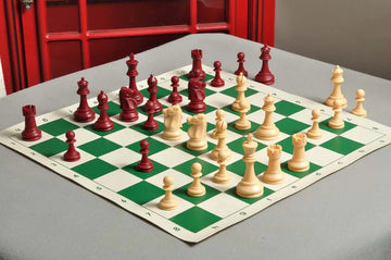 The Reykjavik Series Plastic Chess Pieces - 3.75