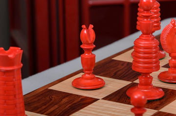 The Washington Luxury Bone Chess Pieces - 4.4