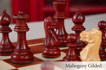 The Library Grandmaster Chess Set, Box, & Board Combination