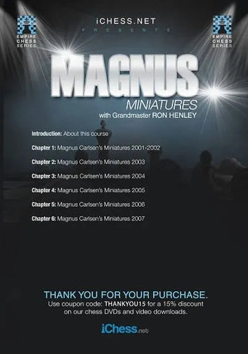 CLEARANCE - Magnus Miniatures - Ron Henley - EMPIRE CHESS