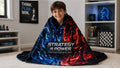 Strategy is Power Fleece Blanket