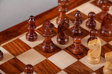WOODEN MAGNETIC Top-Up Travel Chess Set - 10