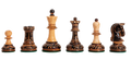 The Burnt Dubrovnik Series Chess Pieces - 3.75" King