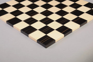 Genuine Ebony and Maple Modern Chess Board - Gloss Finish