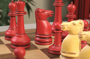 The Large Classical Staunton Series Chess Set, Box, & Board Combination