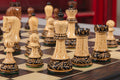 The Burnt Golden Rosewood Zagreb '59 Series Chess Pieces - 3.875