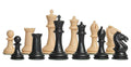 The Hastings Series Plastic Chess Pieces - 3.875