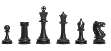 Master Single Weighted Plastic Chess Pieces - 3.75